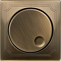 Лицевая панель Schneider Electric Merten Antique для светорегулятора поворотного античная латунь картинка